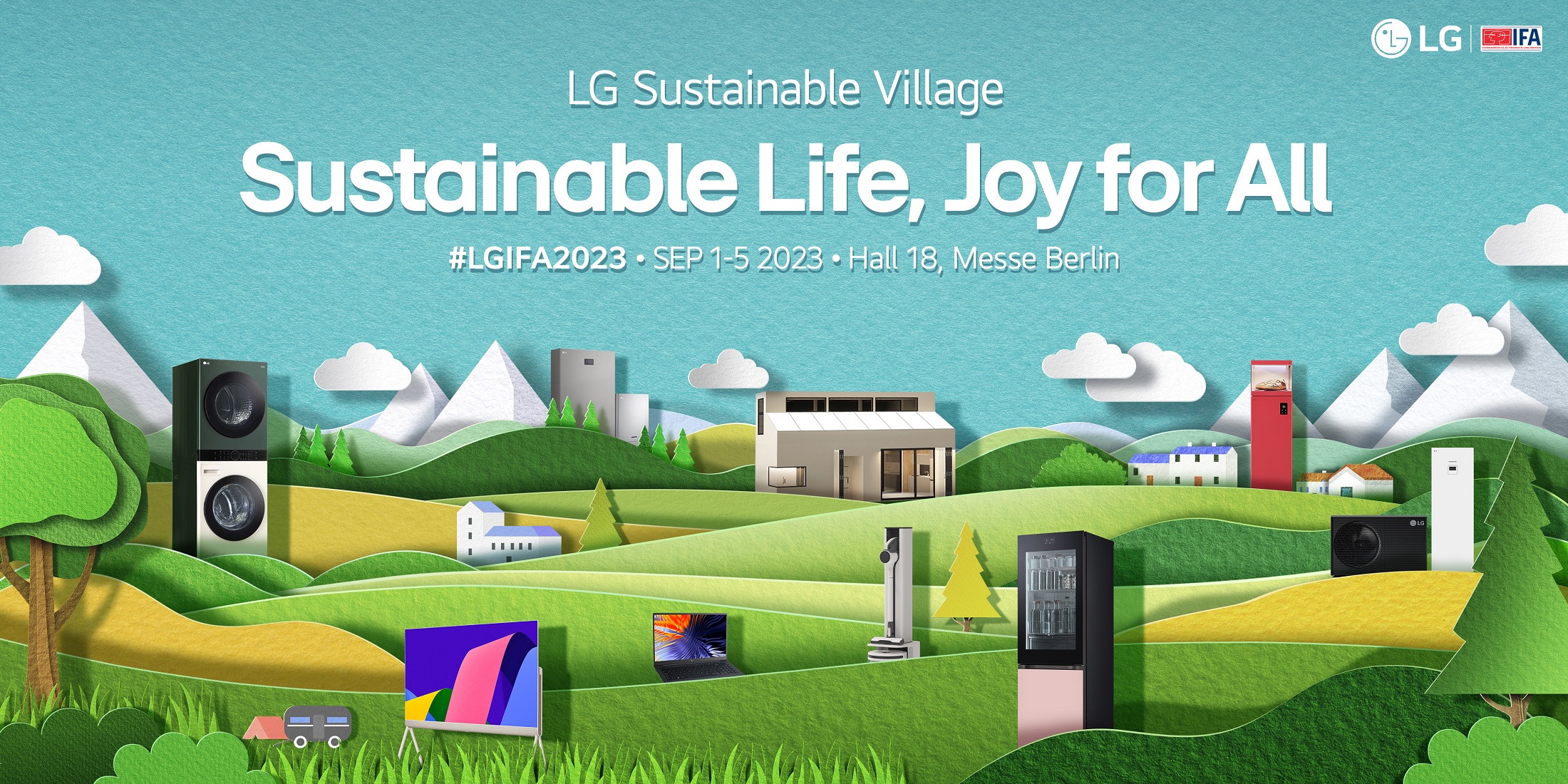 LG to Share Vision for a Sustainable Life at IFA 2023 | Wowery